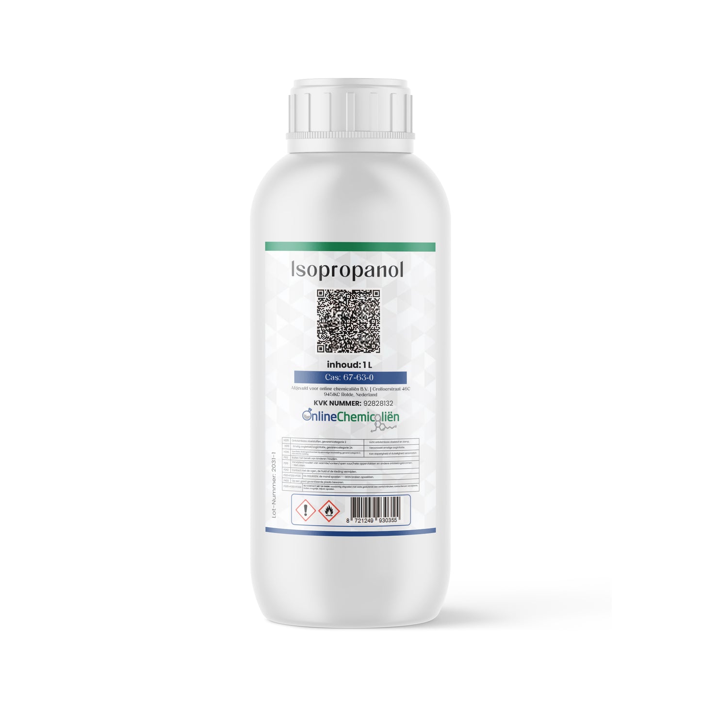 Isopropanol 99.9% Puur kopen Ipa isopropyl alcohol 1 L- Online Chemicaliën NL