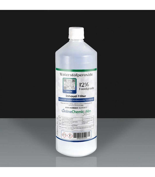 Waterstofperoxide 12% Foodgrade - Online Chemicaliën NL